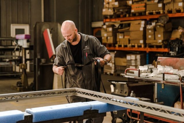 Anthony, métallier et responsable métallerie à Loudéac chez Renouard